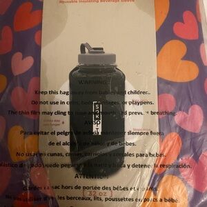 Black Insulated Beverage Sleeve